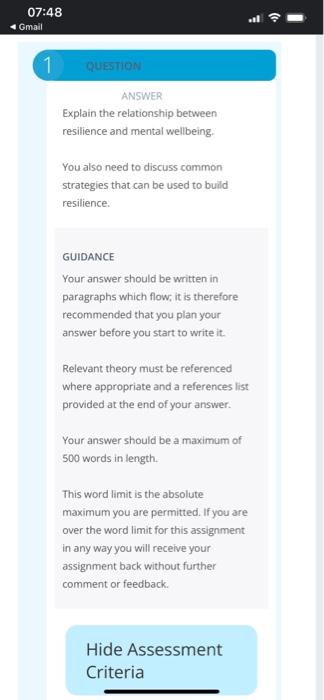 Solved QuesTiot ANSWER Explain the relationship between | Chegg.com