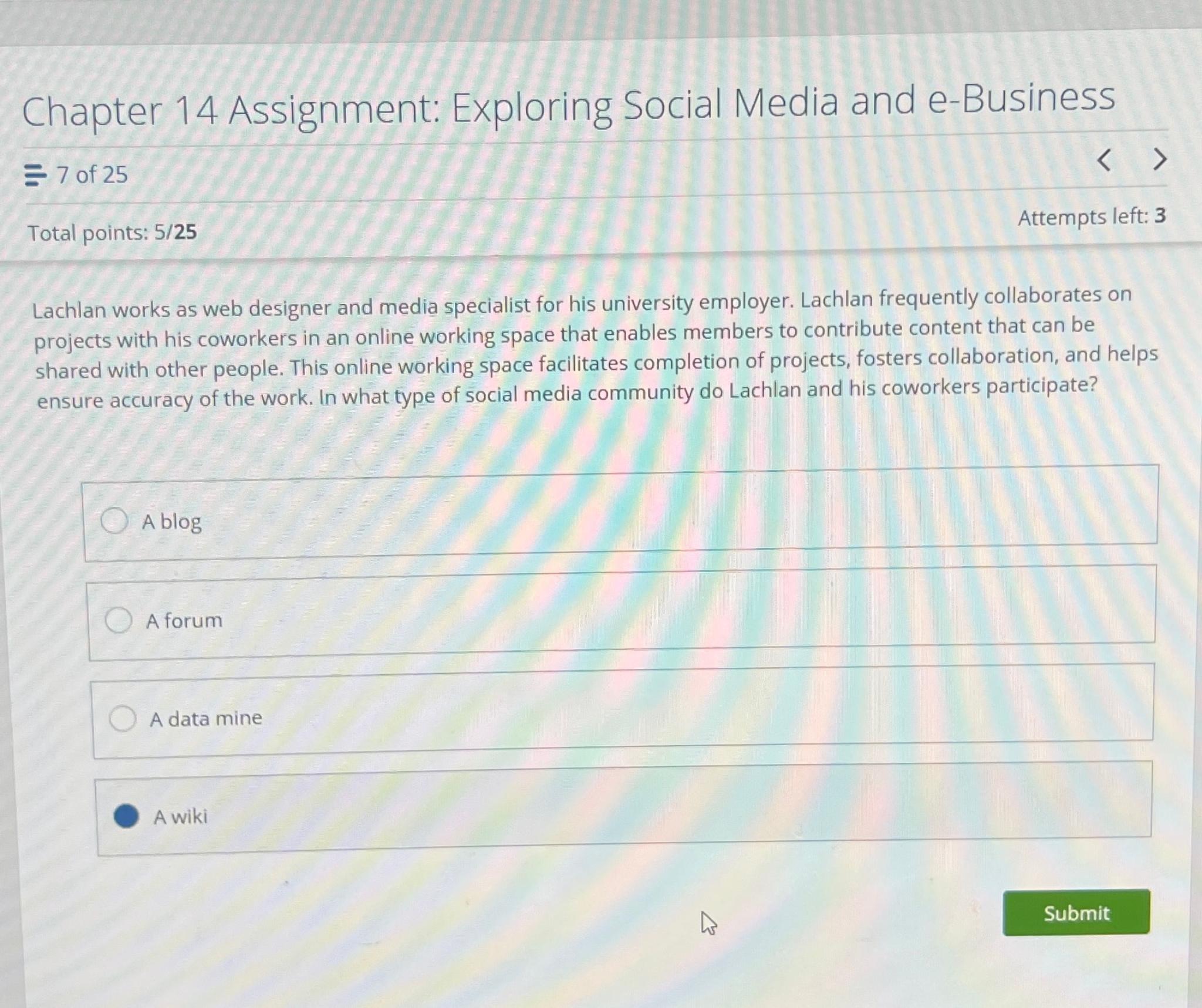 Solved Chapter 14 ﻿Assignment: Exploring Social Media and | Chegg.com