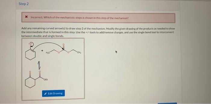 Solved Add THREE curved arrows to draw the first step of the | Chegg.com
