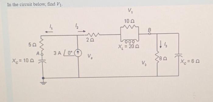 Solved In The Circuit Below. Find V1. | Chegg.com