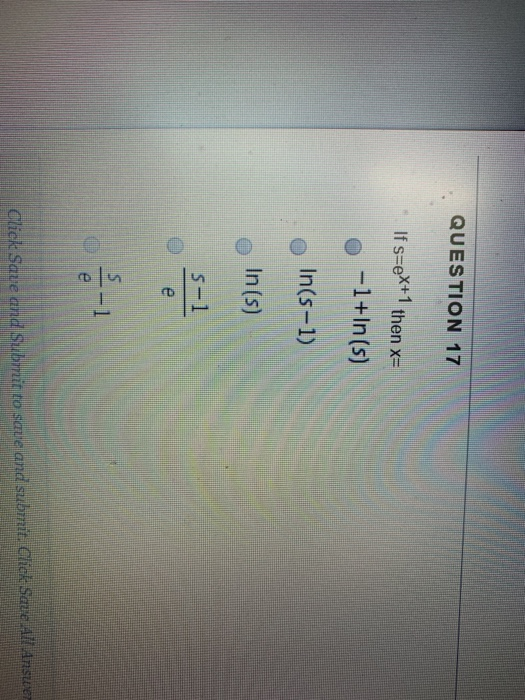 Question 17 Ifs Ex 1 Then X O 1 In S O In S 1 Chegg Com