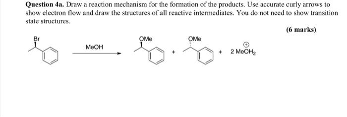 Solved draw a reaction mechanisms for the formation of the | Chegg.com