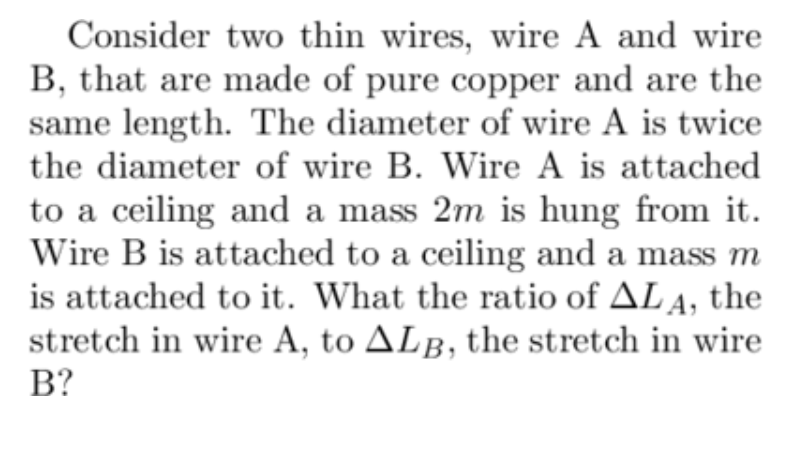 Study Wire Solved Consider two thin wires, wire A and wireB, that are | Chegg.com