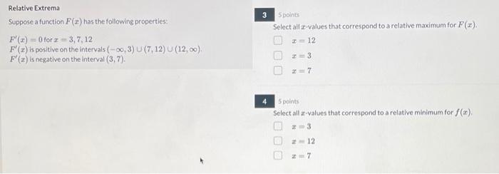 Solved 3 5 points Select all a-values that correspond to a | Chegg.com