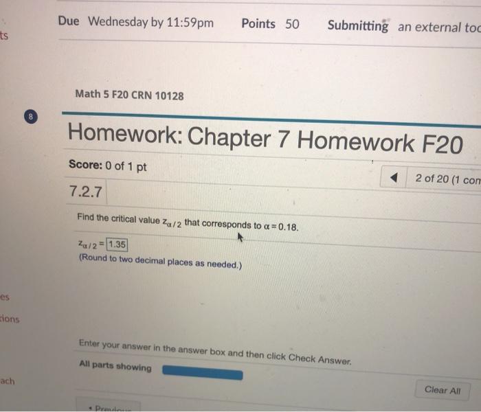 Solved Due Wednesday by 11:59pm Points 50 Submitting an | Chegg.com