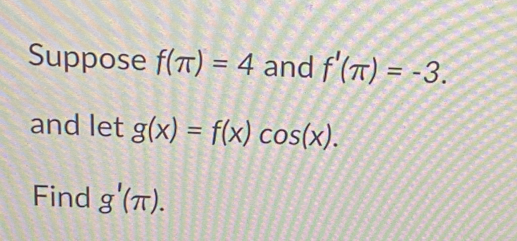 Solved Suppose F π 4 ﻿and F π 3 ﻿and Let