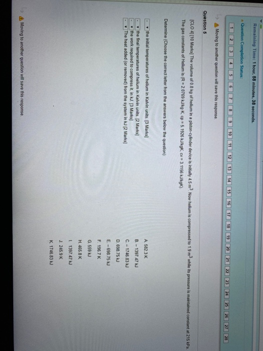 Solved Remaining Time 1 Hour 58 Minutes 38 Seconds Qu Chegg Com