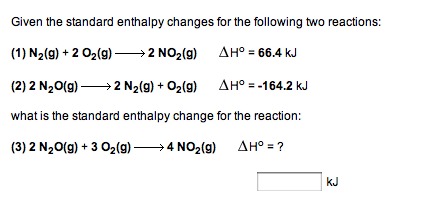 Solved Given the standard enthalpy changes for the following | Chegg.com