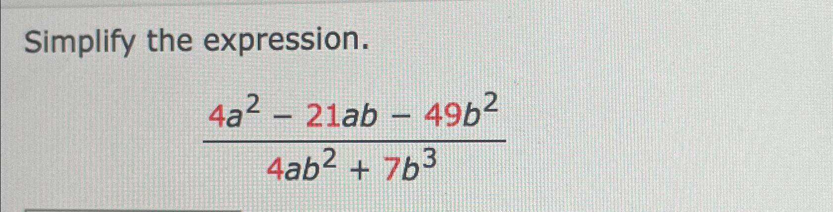 найдите значение выражения −24ab−(4a−3b) 2 при a= 8 b= 3