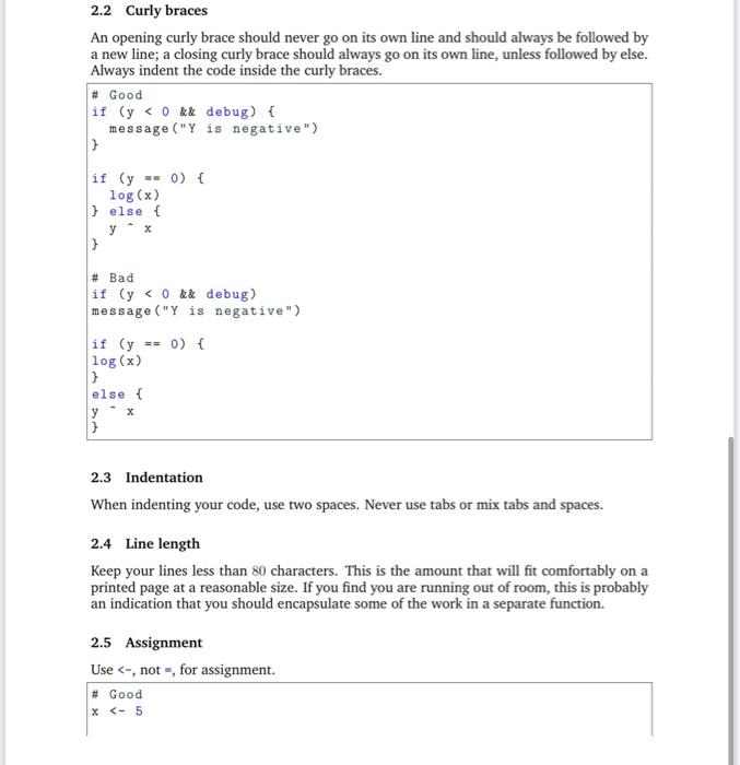 Solved Rewrite each code block to comply with the 