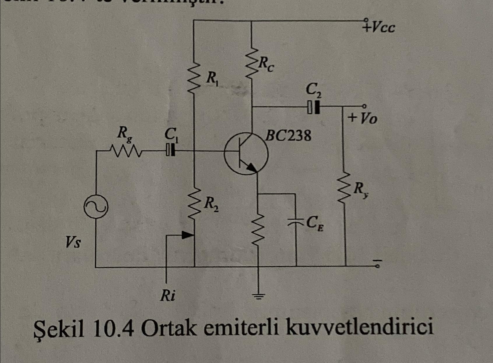 In the Transistor amplifier given in the figure, it | Chegg.com