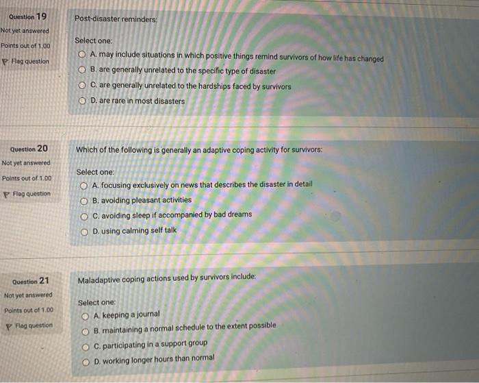 Solved While working with a couple who just experienced a | Chegg.com