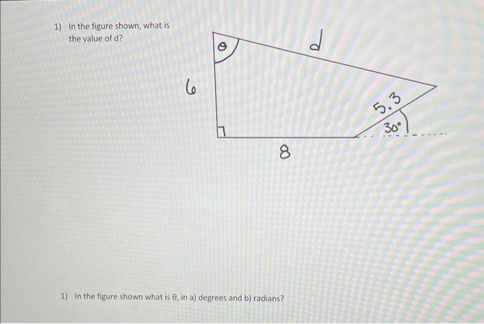 consider the figure shown what is the value of x in degrees