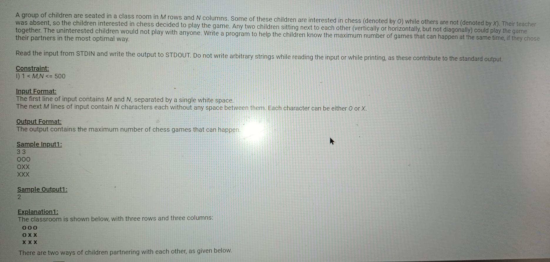 Solved A group of children are seated in a class room in M | Chegg.com