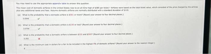 Solved You may need to use the appropriate appendx table to | Chegg.com