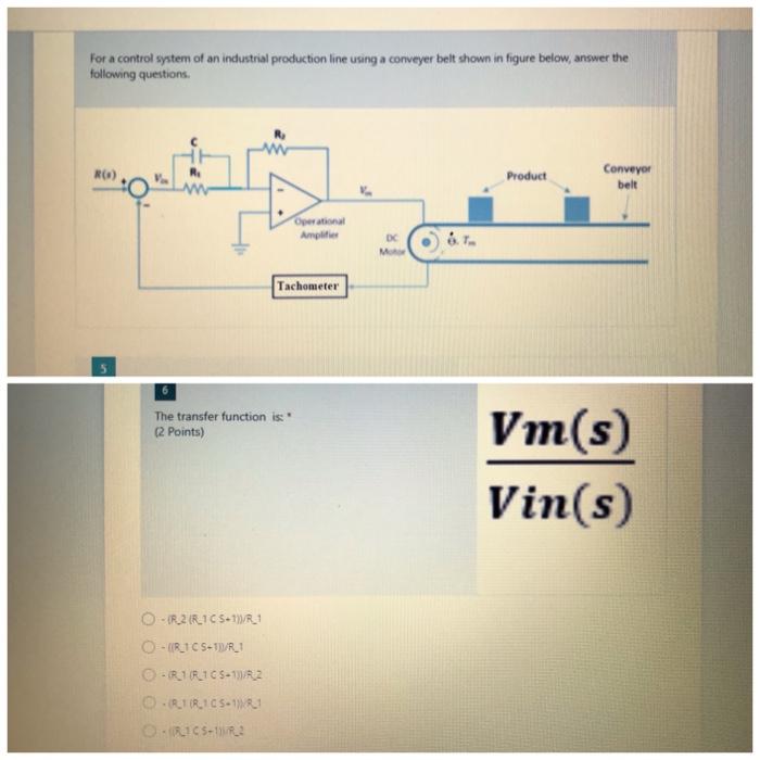 Solved For a control system of an industrial production line | Chegg.com