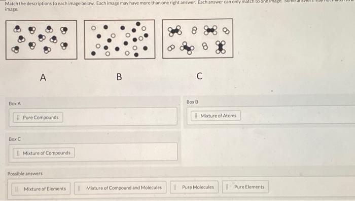 Solved Match the descriptions to each image below. Each | Chegg.com