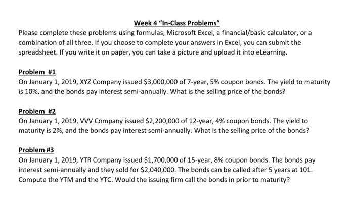 Solved Week 4 