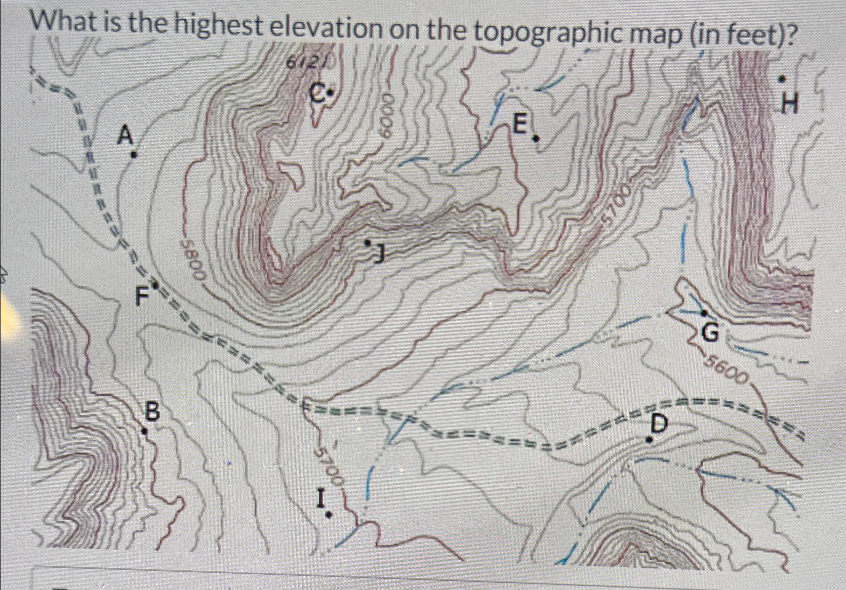 solved-what-is-the-highest-elevation-on-the-topographic-map-chegg