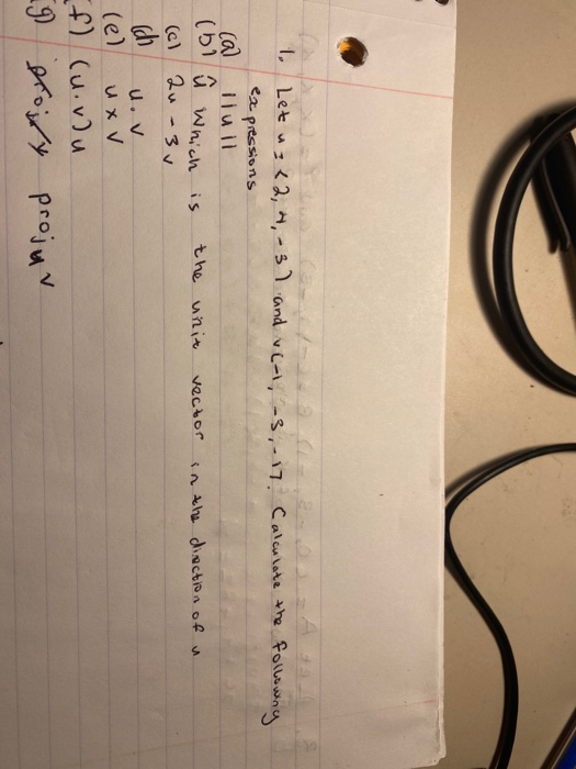 Solved 51 U Which Is 1 Let Uz 42 4 37 And Vi 3 17 C Chegg Com