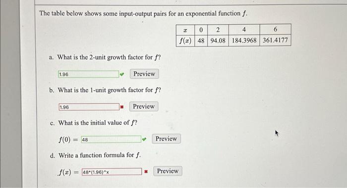Solved The table below shows some input-output pairs for an | Chegg.com