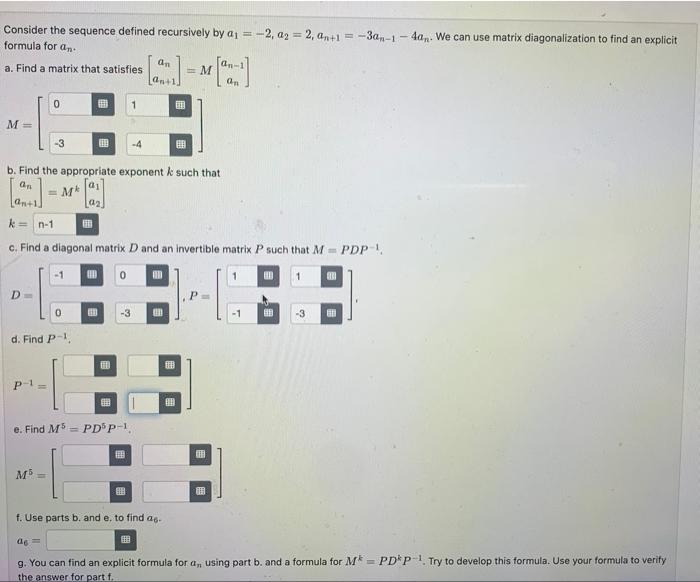 Solved Consider The Sequence Defined Recursively By | Chegg.com