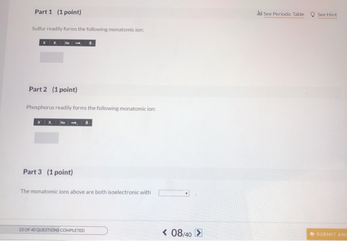 Solved See pag 08 Question (3 points) Predict and write the | Chegg.com