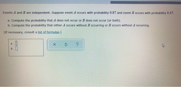 Solved Events A And B Are Independent. Suppose Event A | Chegg.com