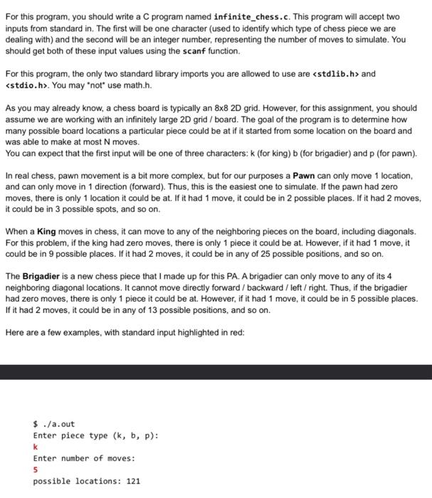Solved For this program, you should write a C program named | Chegg.com
