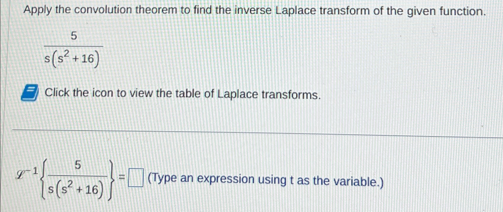 Solved Apply the convolution theorem to find the inverse | Chegg.com