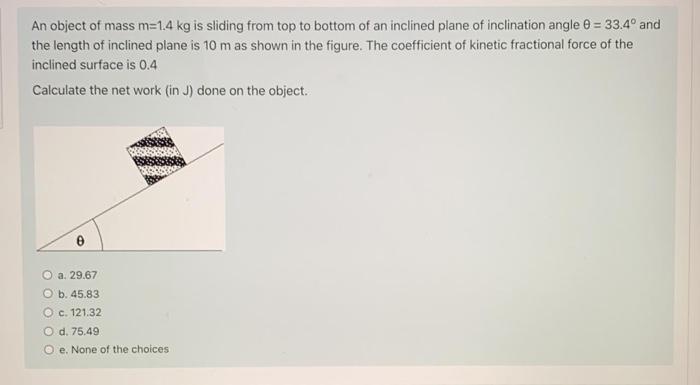 Solved The potential energy U of 2.1 kg object as a function | Chegg.com