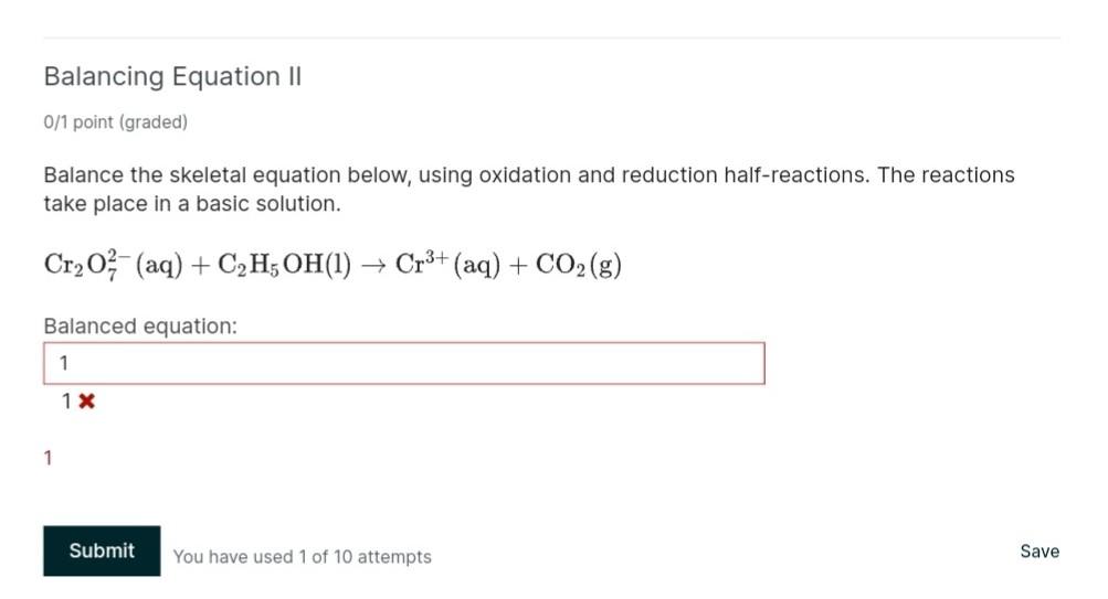 Solved Writing Chemical Equations 0 1 point graded With Chegg