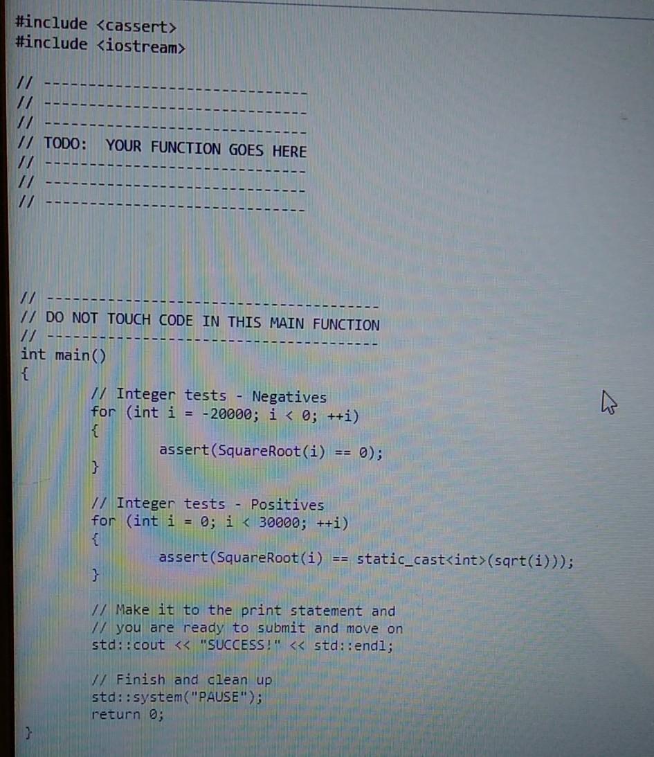 Solved QUESTION 1 Make sure to submit only your CPP file | Chegg.com