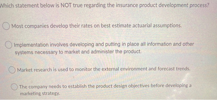 Solved Which Statement Below Is NOT True Regarding The Chegg