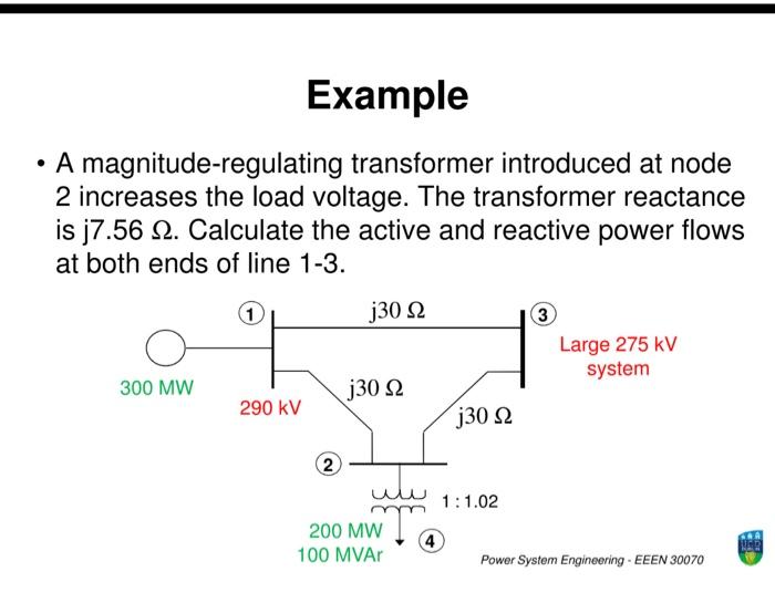 Regulating transformer 2024 in power system