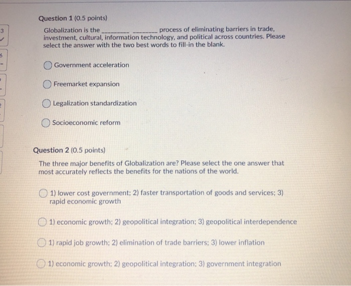 5.04 quiz homework globalization the good and the bad