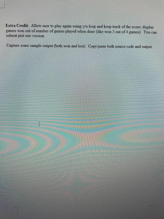 Solved Design and write a guessing game in C++. The computer | Chegg.com