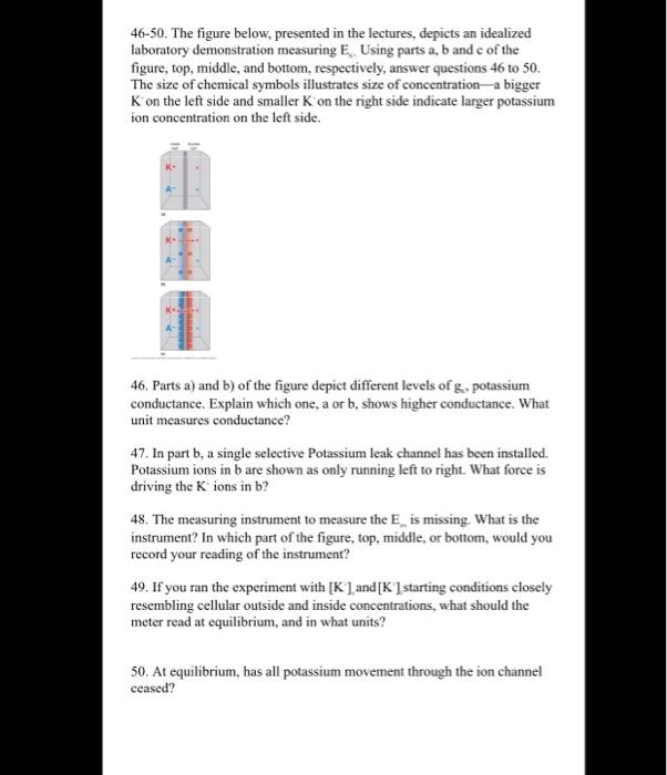 46-50. The Figure Below, Presented In The Lectures, | Chegg.com