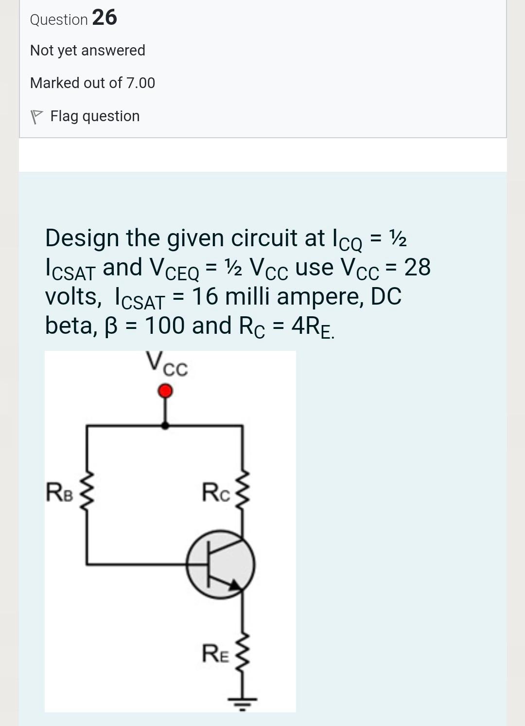 Question 26 Not Yet Answered Marked Out Of 7 00 P Chegg Com