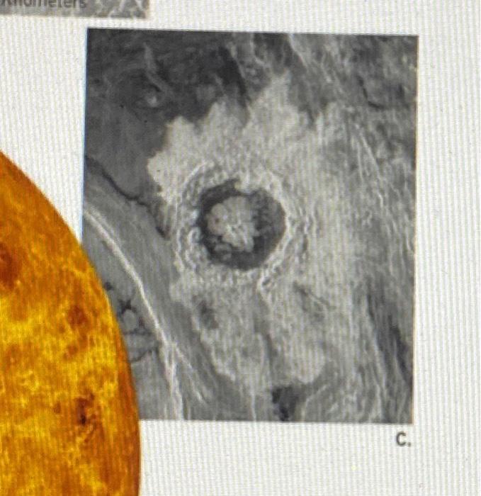Solved 7. Compare the appearance of the ejecta blanket that