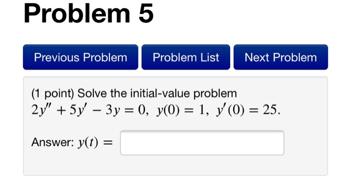 Solved Problem 4 Previous Problem Problem List Next Problem | Chegg.com