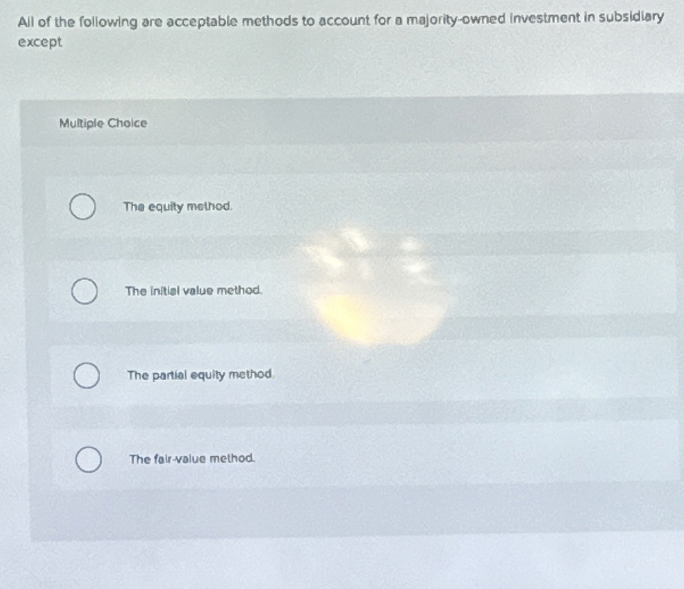 Solved All of the following are acceptable methods to | Chegg.com