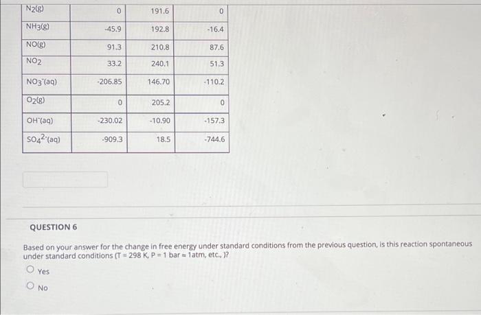 Solved Calculate the change in free energy of reaction (in | Chegg.com