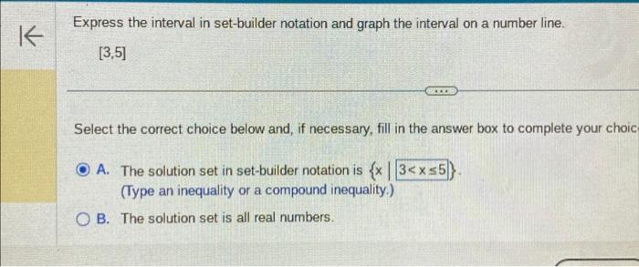 Solved Express the interval in set-builder notation and | Chegg.com