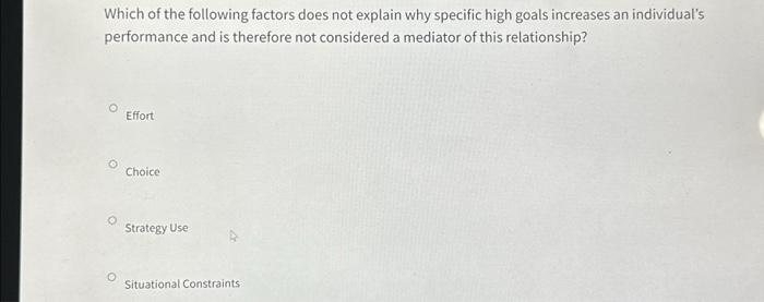 Solved Which of the following factors does not explain why | Chegg.com