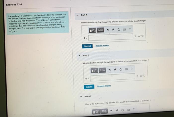 Solved Exercise 22.4 Part A It was shown in Example 21.11 | Chegg.com