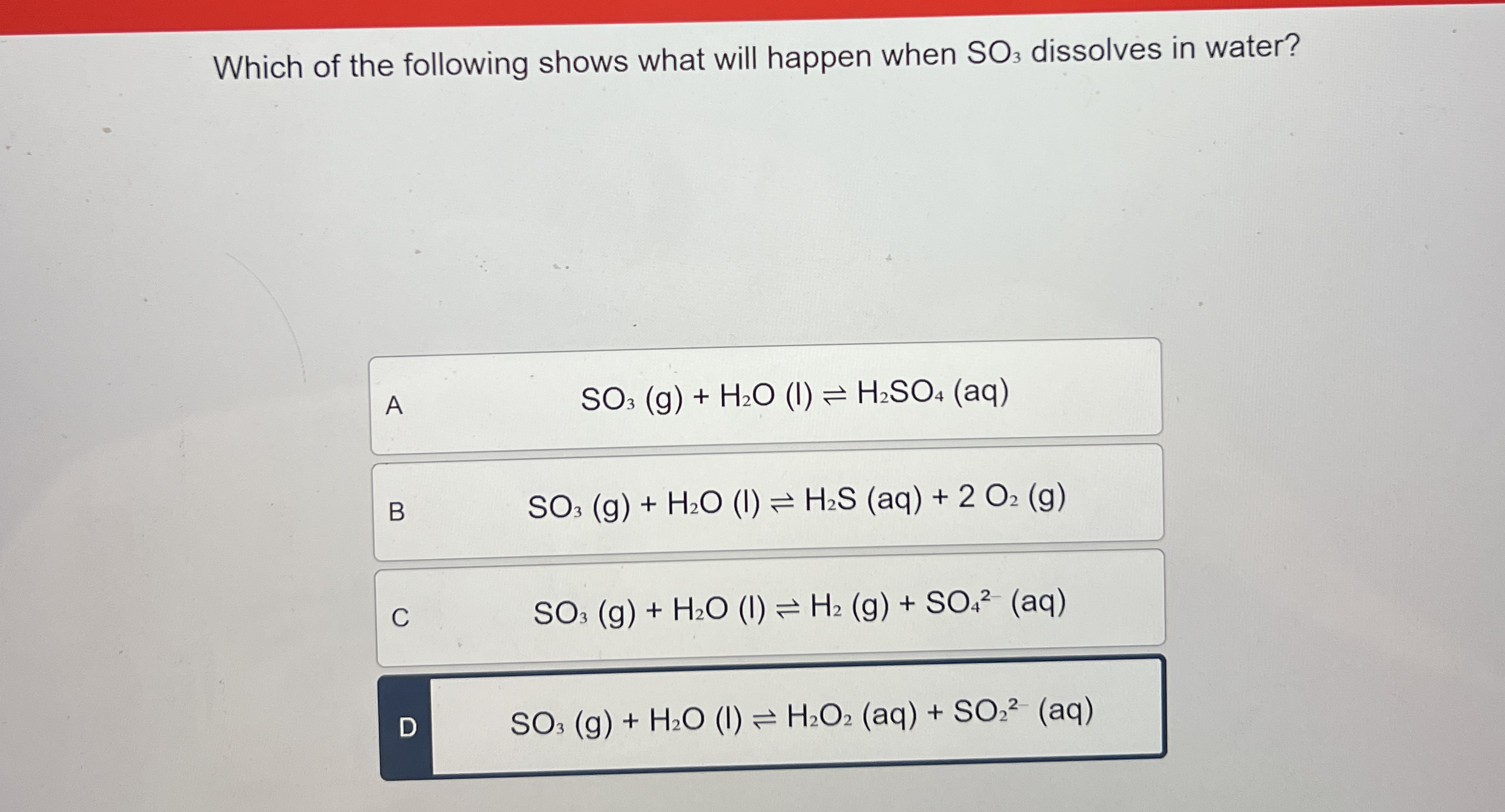 Solved Which of the following shows what will happen when | Chegg.com