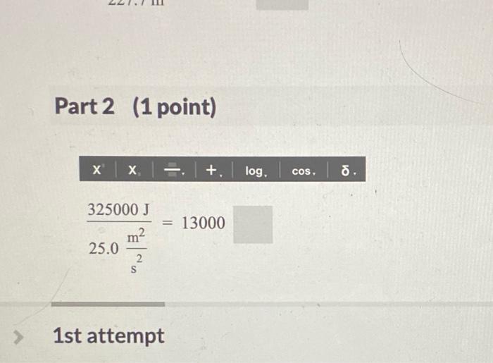 Solved 12 Question (2 points) Given the following | Chegg.com