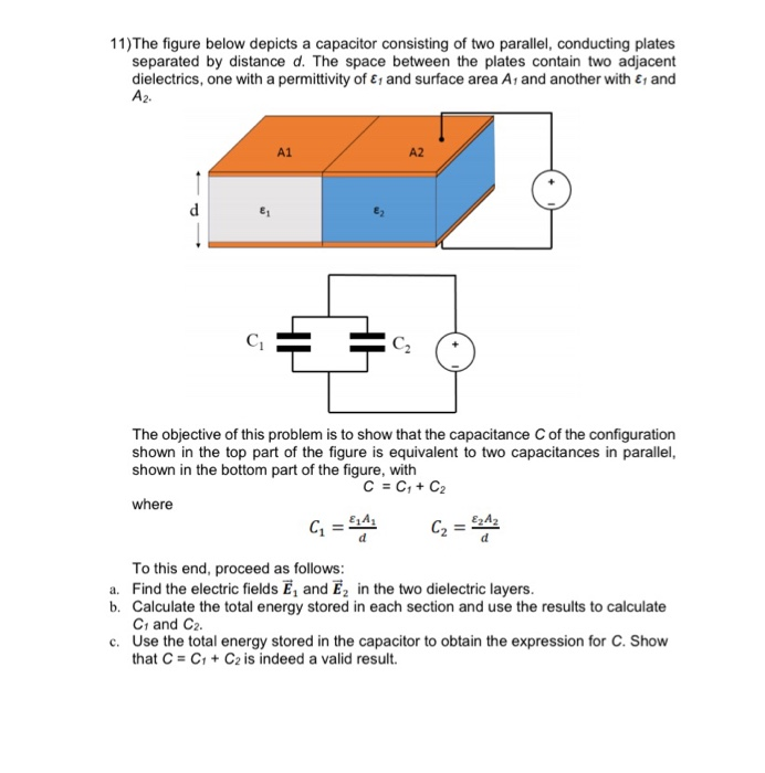 Solved 10) The Figure Below Shows Three Planar Dielectric | Chegg.com