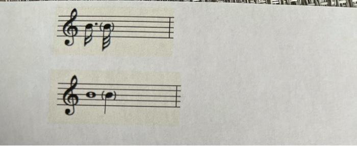 5. Divide the first note in each measure into the | Chegg.com